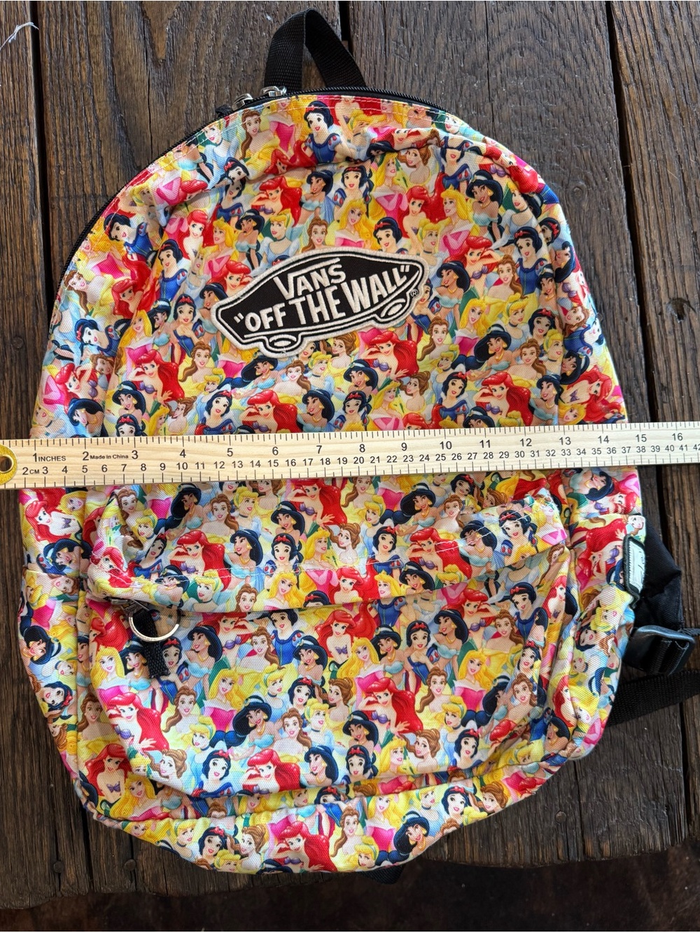 Vans Disney Princess Backpack - Ariel, Belle, Snow White, Cinderella, Jasmine - Picture 14 of 14